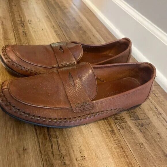 SOLD Cole Haan Brown Leather Loafers - Picture 3 of 5